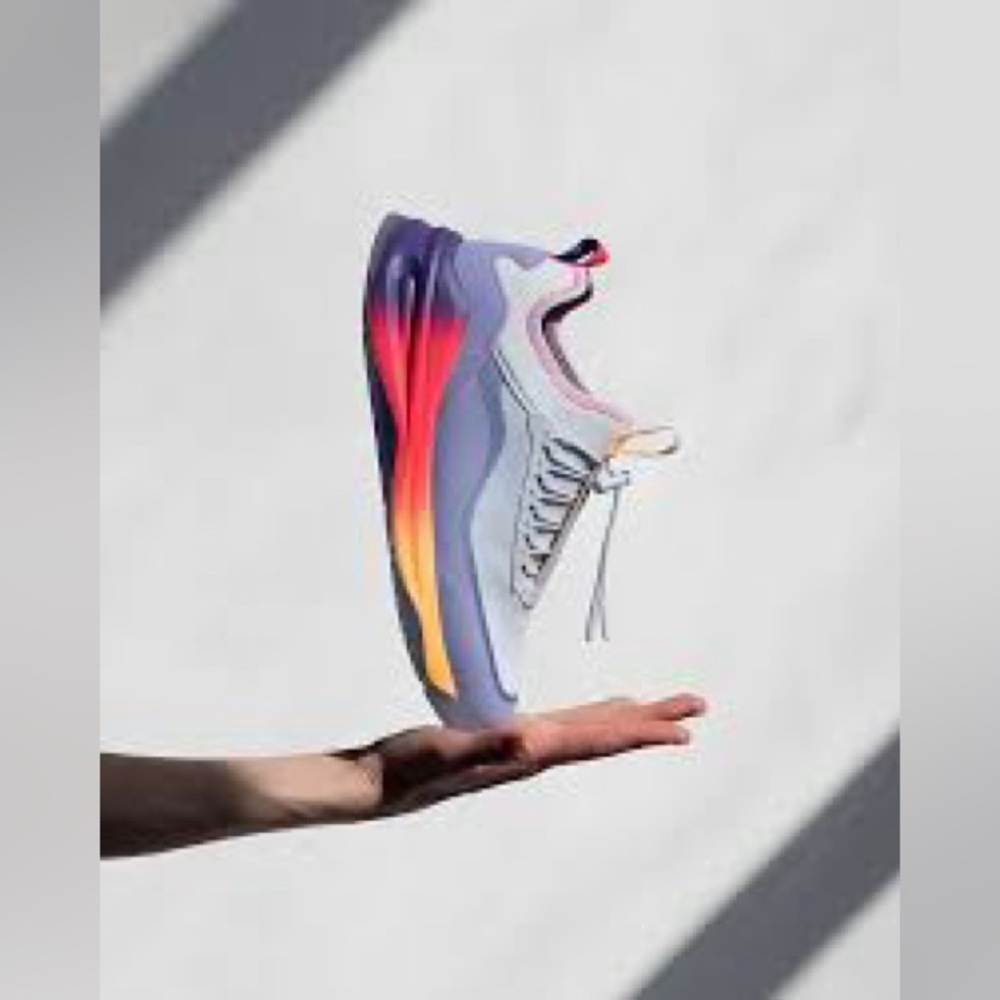 Clove Women's Sneakers in Purple, Orange, and Pink- rare color way